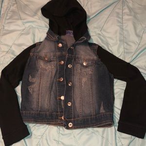 Hooded Jean Jacket